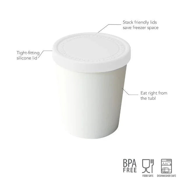 Tovolo 1 Quart Sweet Treats Tub - White - Marcel’s Culinary Experience