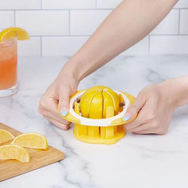 Tovolo Citrus Slicer and Wedger - White/Yellow - Marcel’s Culinary Experience