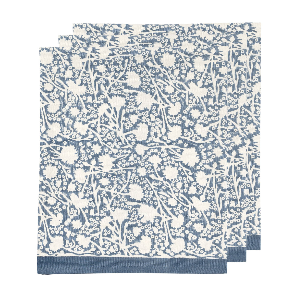 Couleur Nature Meadows Bleu Tea Towel, 20 x 30