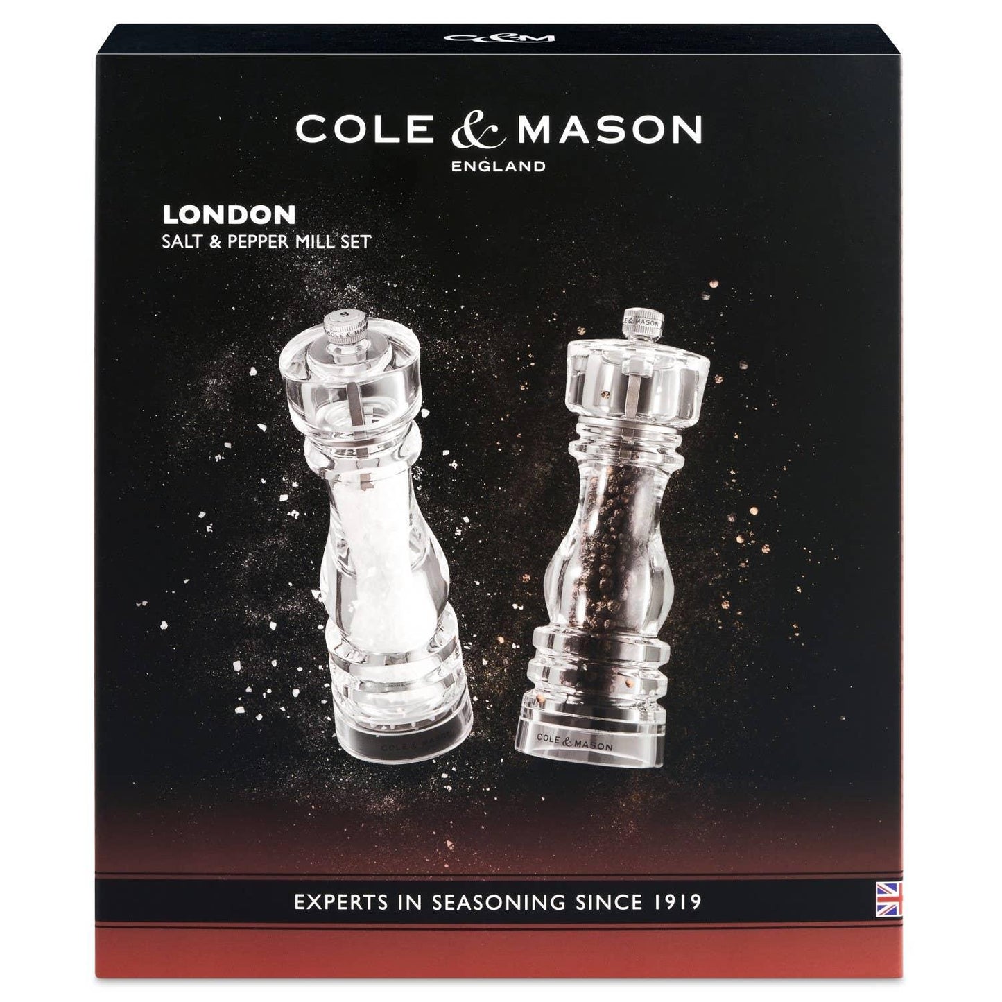 Cole & Mason London Acrylic Salt & Pepper Mills Gift Set - Marcel’s Culinary Experience