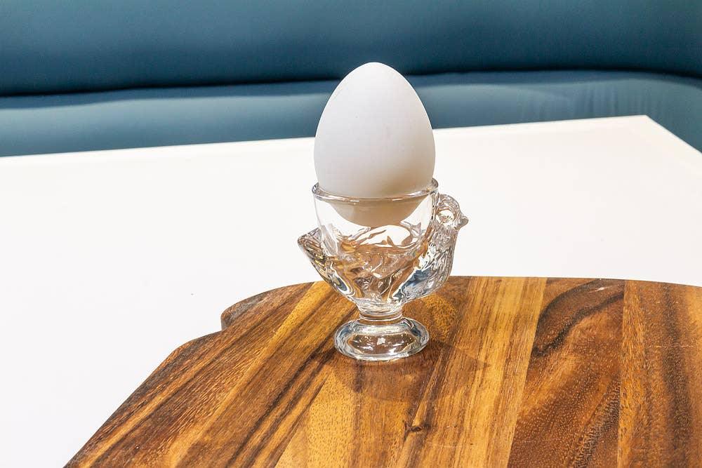 Glass Chicken Egg Cup-3"H-642 - Marcel’s Culinary Experience