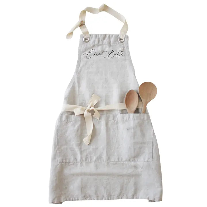 Ciao Bella Apron - Cotton Linen Blend