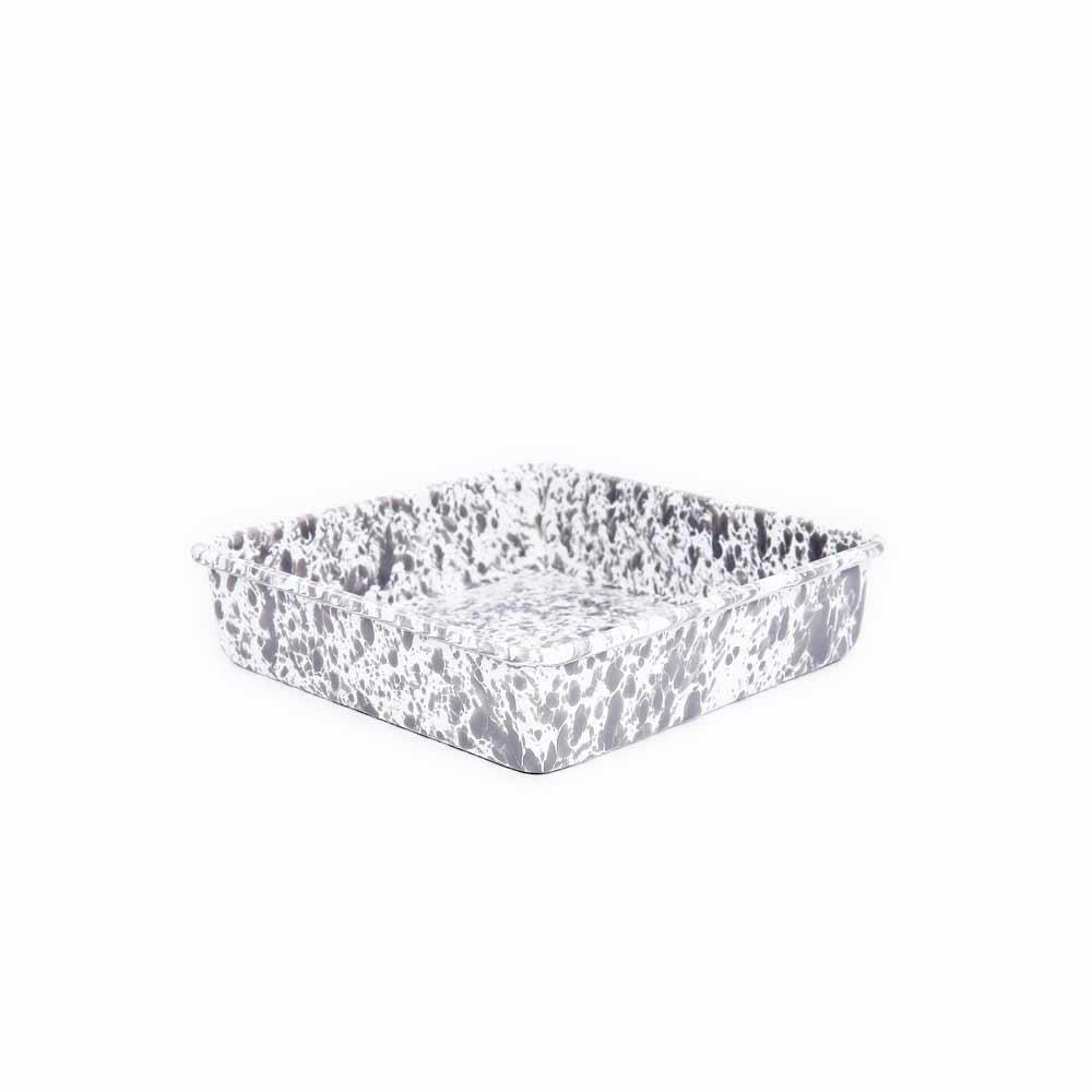 Crow Canyon Enamelware Splatter Square Brownie Pan - Marcel’s Culinary Experience