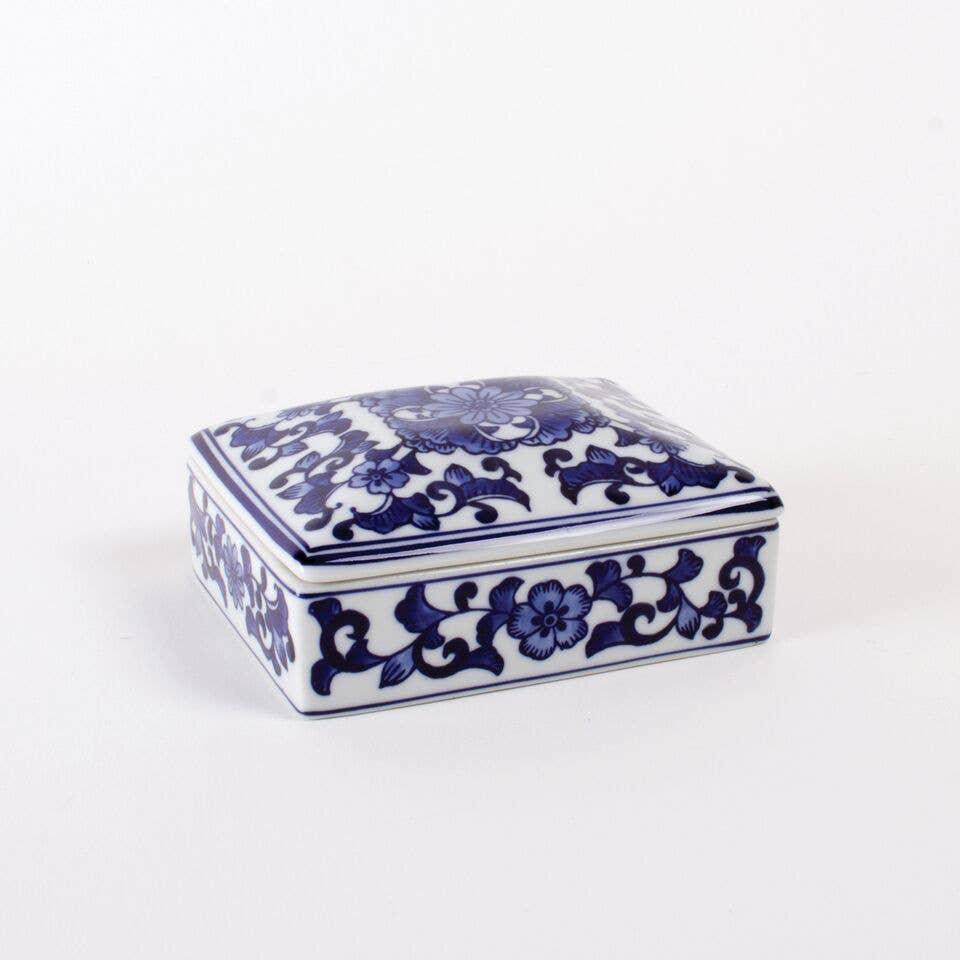 Blue Chinoiserie Trinket Box - Marcel’s Culinary Experience