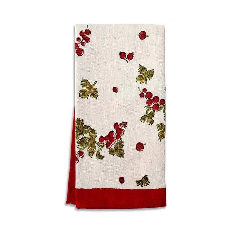 Couleur Nature Gooseberry Red & Green Tea Towels