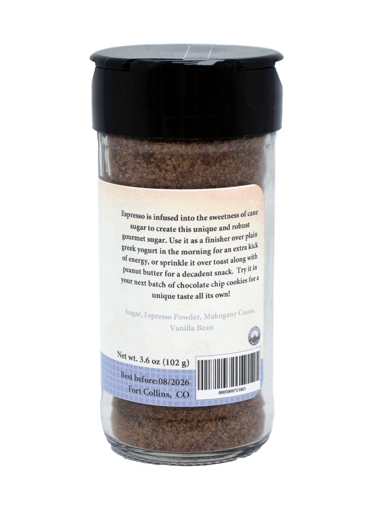 Espresso Sugar Gourmet Flavored Sugar for Baking & Cocktails