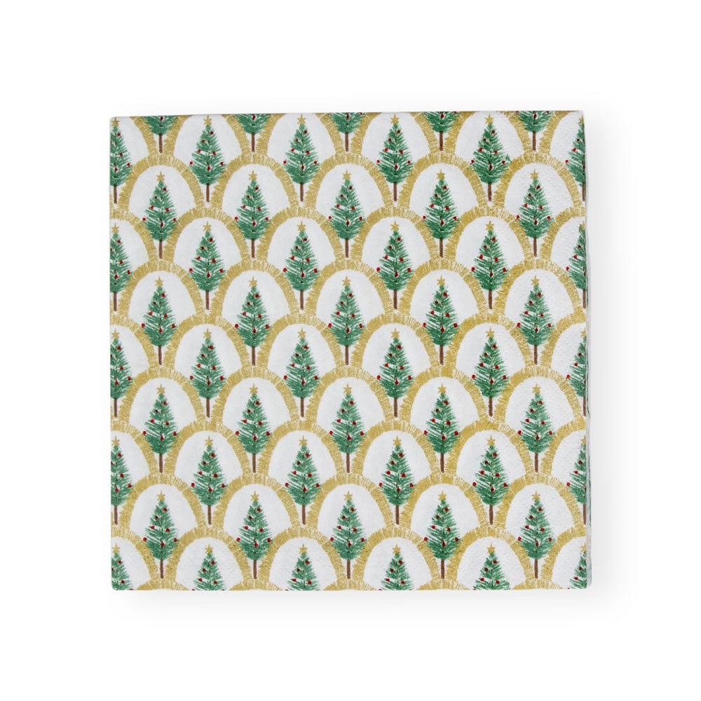 Deco Christmas Gold Luncheon Napkins - 20 Per Package - Marcel’s Culinary Experience