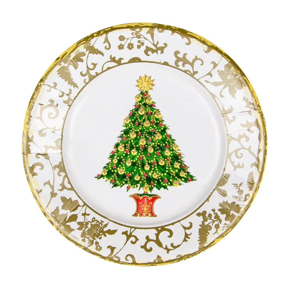 Gilded Tree Salad/Dessert Plates