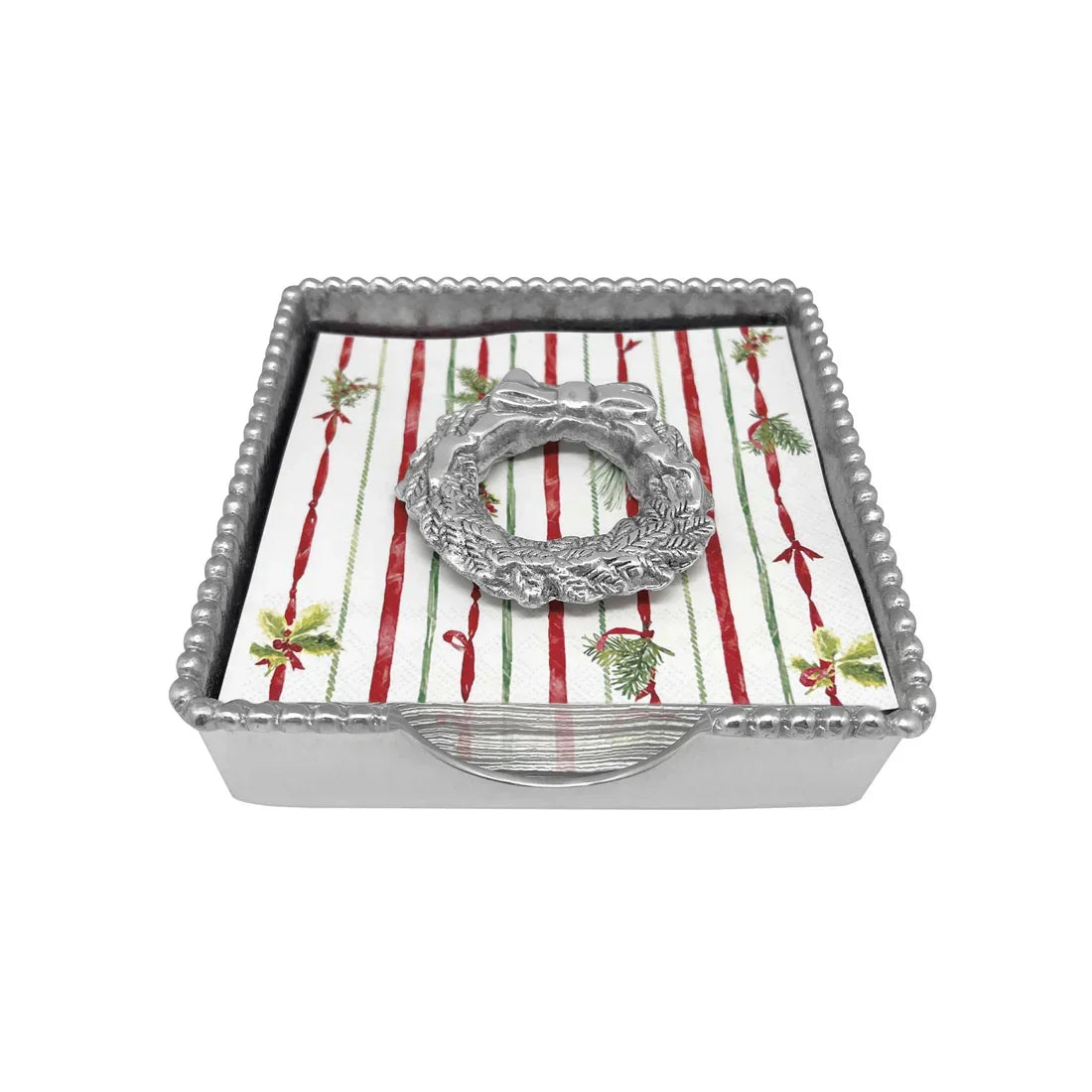 Wreath Beaded Napkin Box Set - Marcel’s Culinary Experience