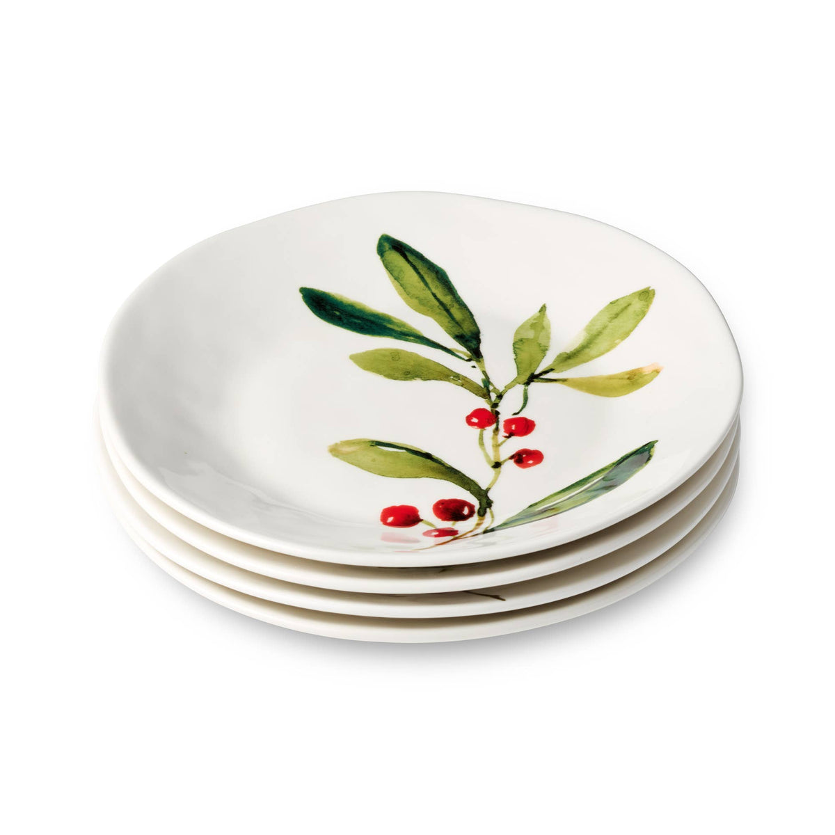 Holly and Vines Dessert Plate 9 in. Assorted