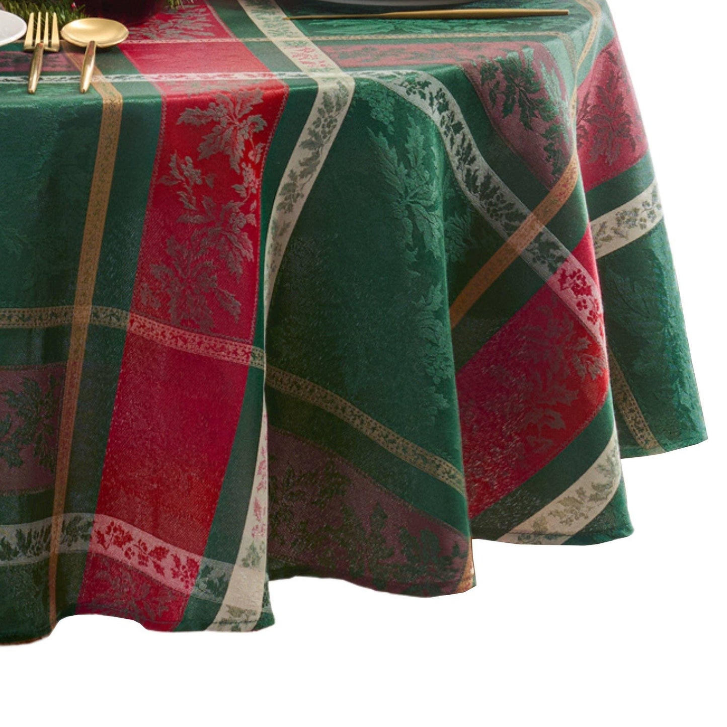 Merry and Festive Jacquard Tablecloth - Marcel’s Culinary Experience