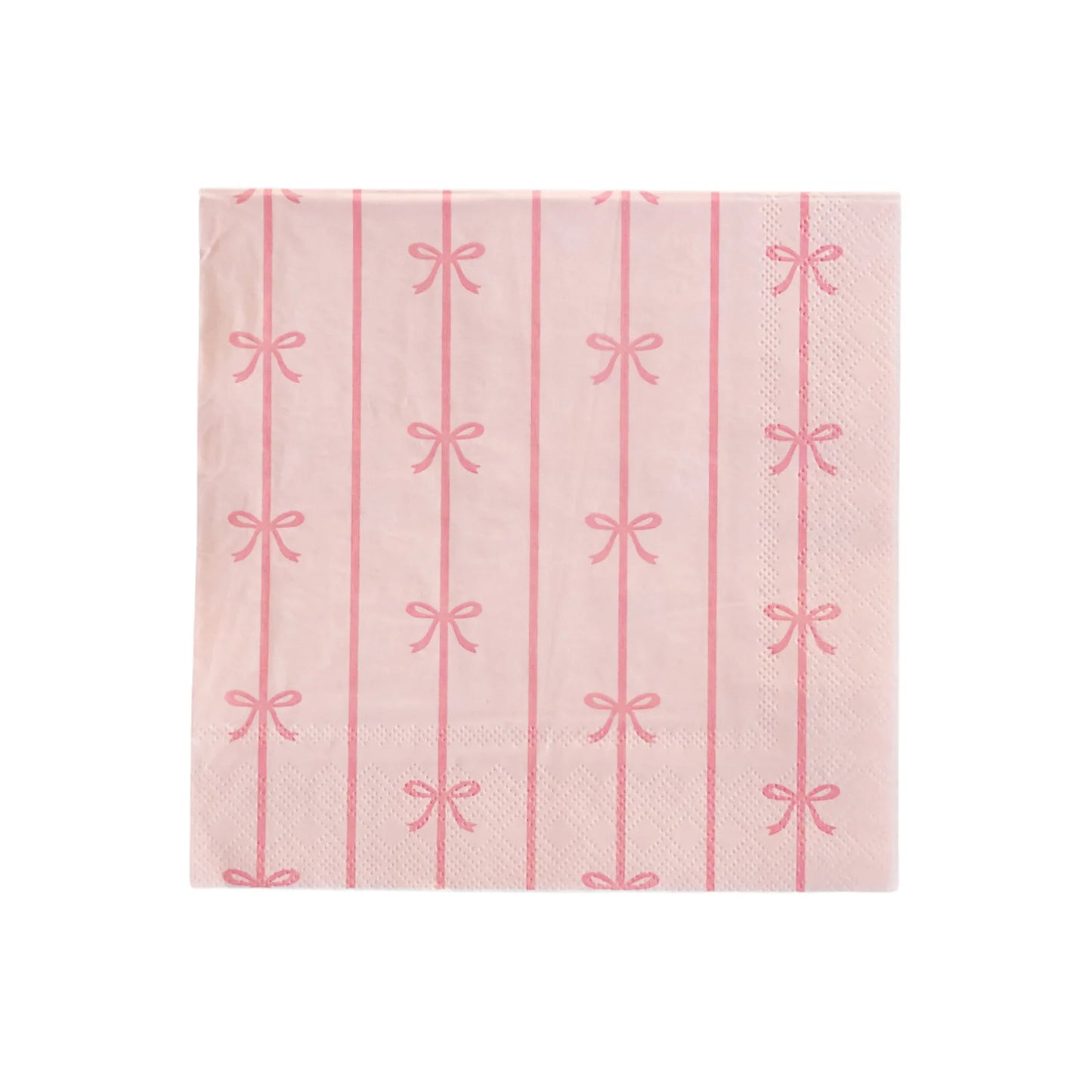 PETAL PINK SIGNATURE BOW LARGE NAPKINS - Marcel’s Culinary Experience
