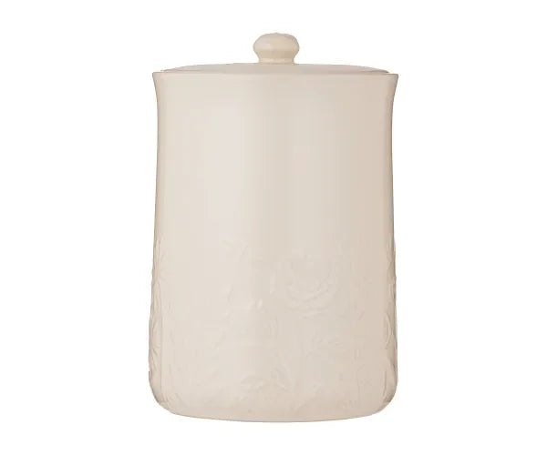 Mason Cash In The Meadow Storage Jar 2.5L - White Floral Stoneware