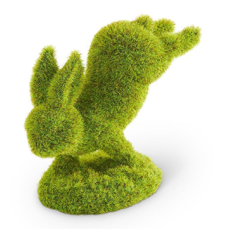 5" Moss Bunny Standing on Front Feet - Marcel’s Culinary Experience