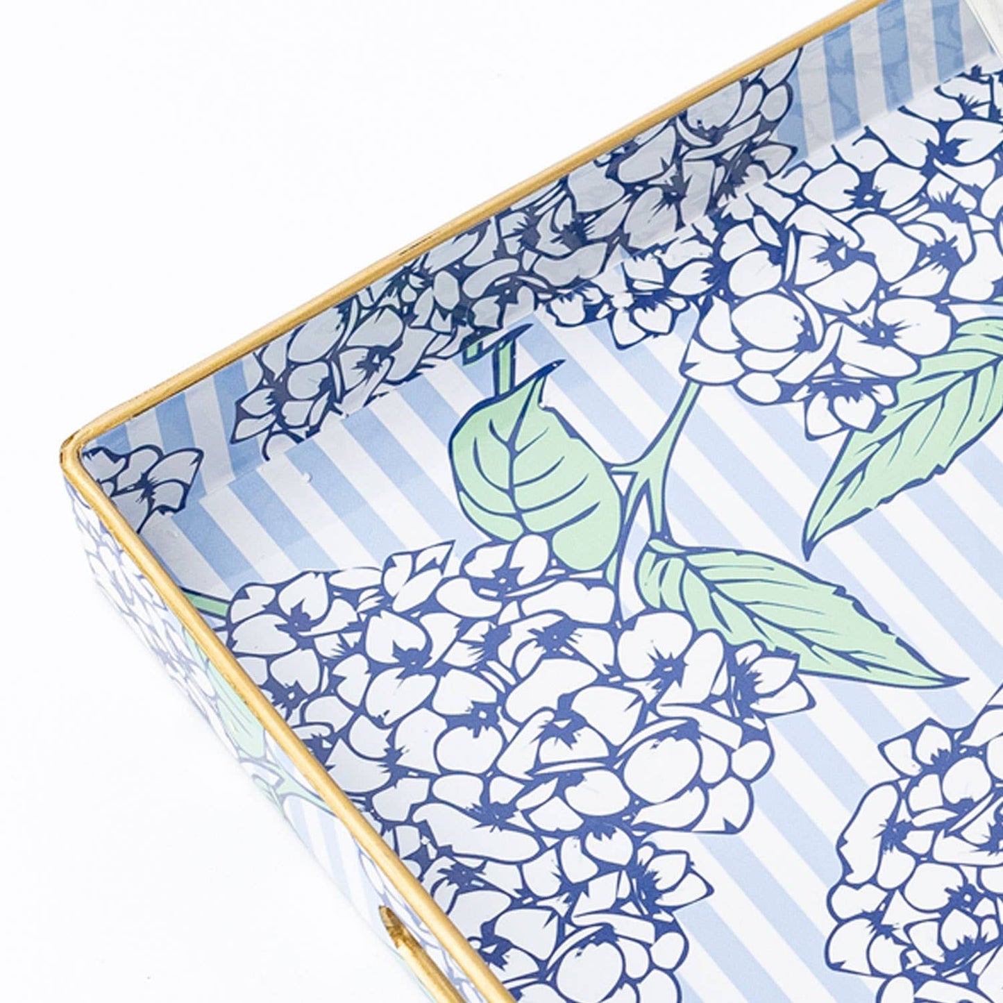 Hydrangea Stem Square Tray