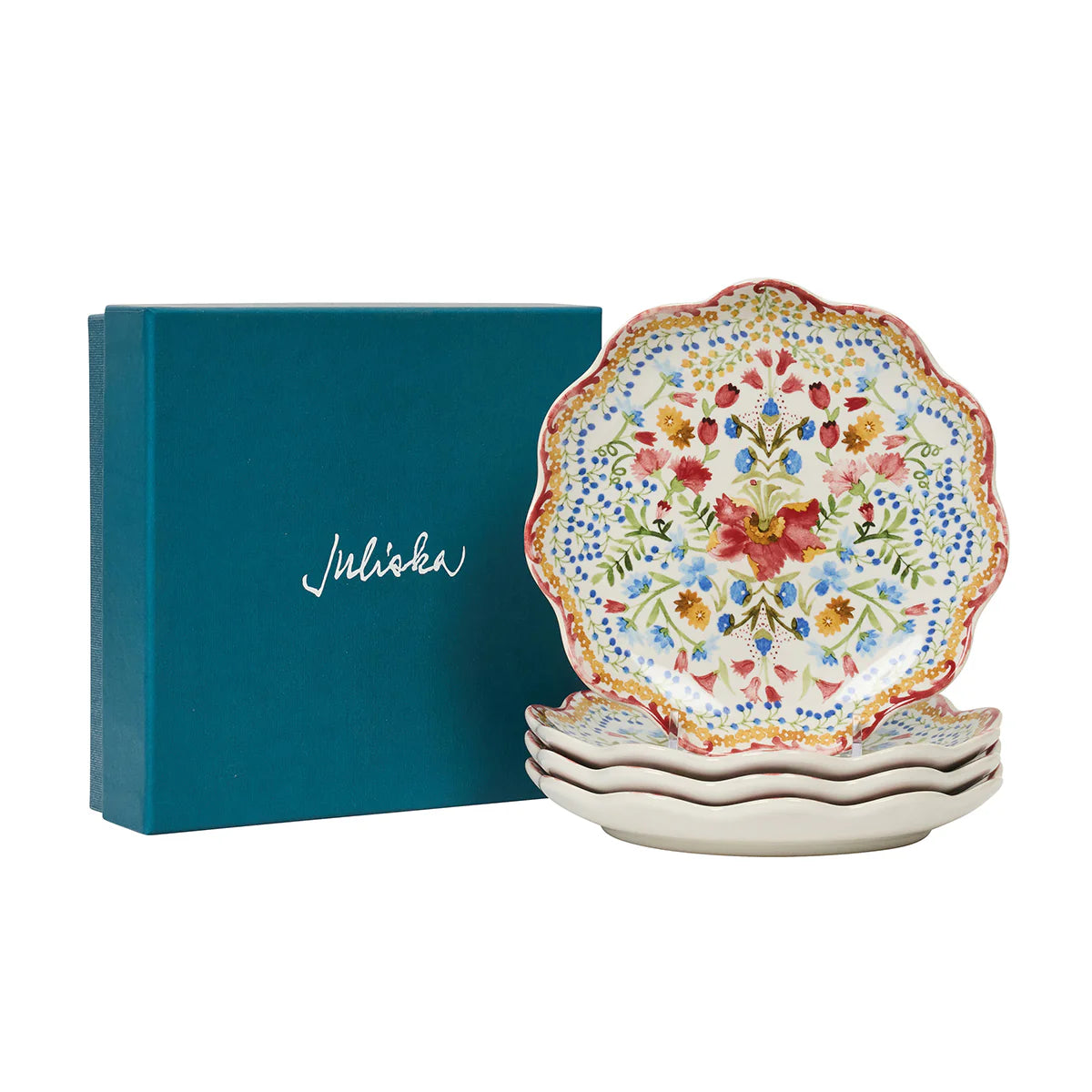 Juliska Sofia Side/Cocktail Plates - Set of 4