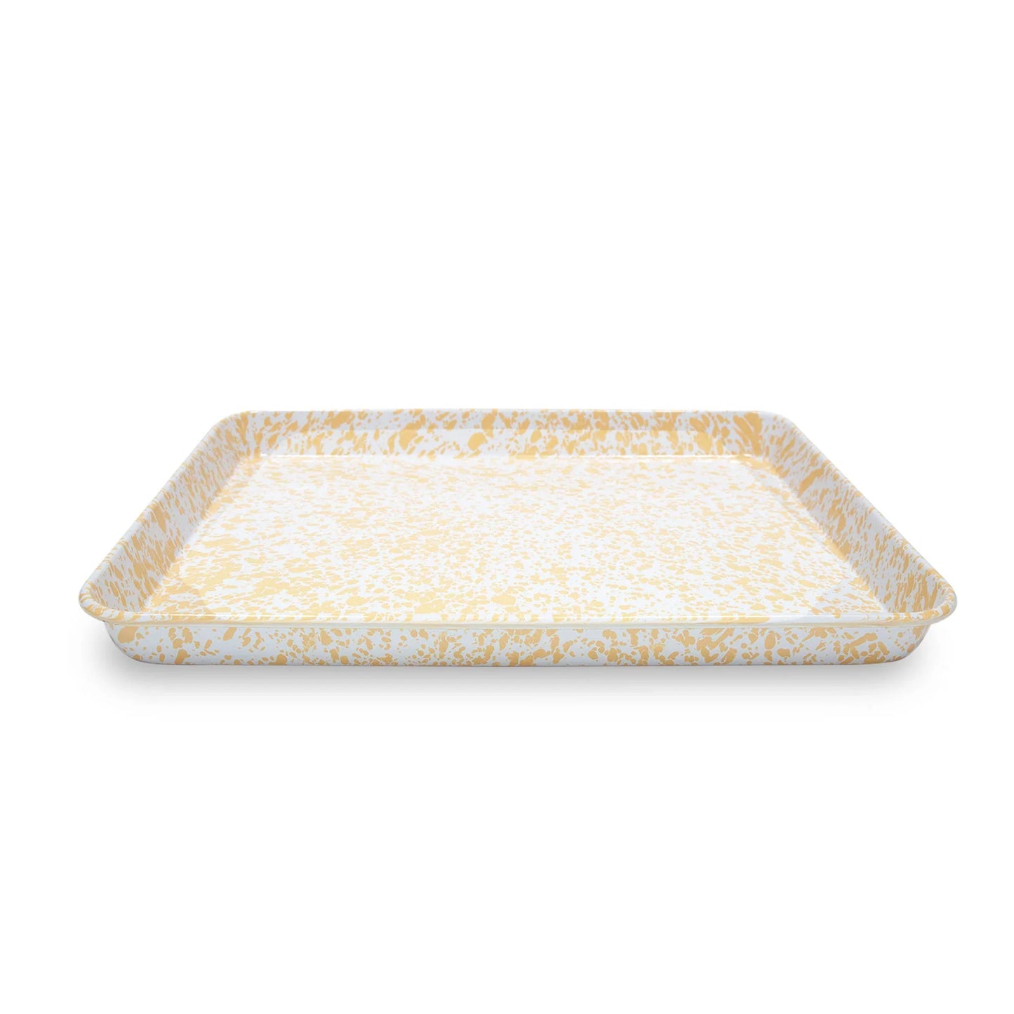 Splatter Enamelware Large Rectangle/Jelly Roll Tray - Marcel’s Culinary Experience