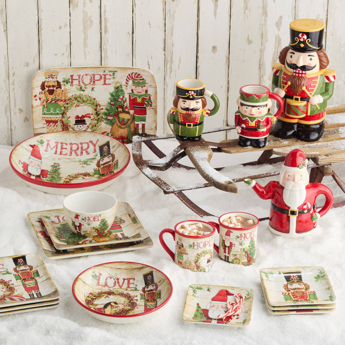 Nutcracker Parade 3-D Mug 18 oz. Assorted