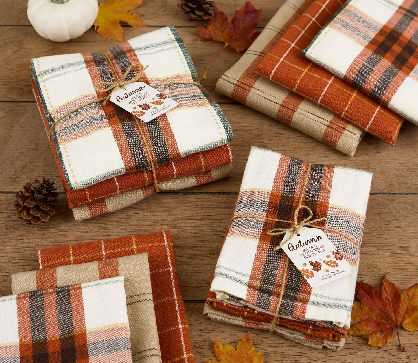 Autumn Picnic Dishtowel Set of 3