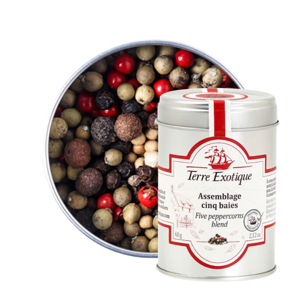 Terre Exotique 5 Peppercorn Blend 60g - Marcel’s Culinary Experience