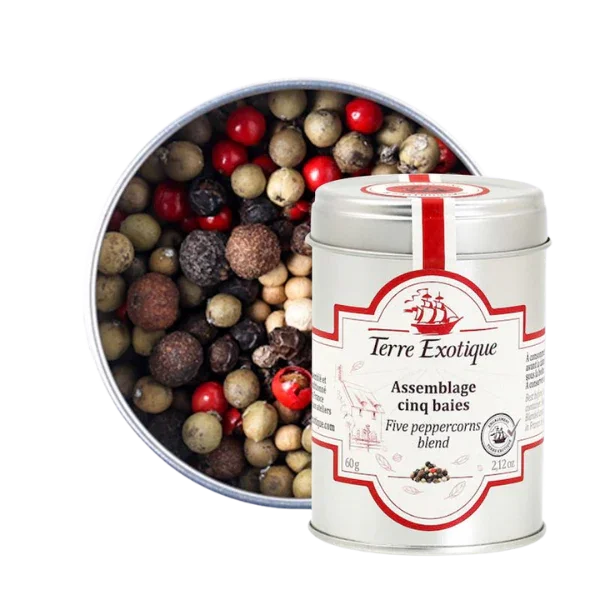 Terre Exotique 5 Peppercorn Blend 60g - Marcel’s Culinary Experience