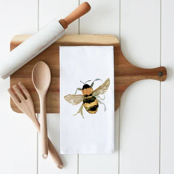 Porter Lane Home Bumble Bee Tea Towel - Marcel’s Culinary Experience