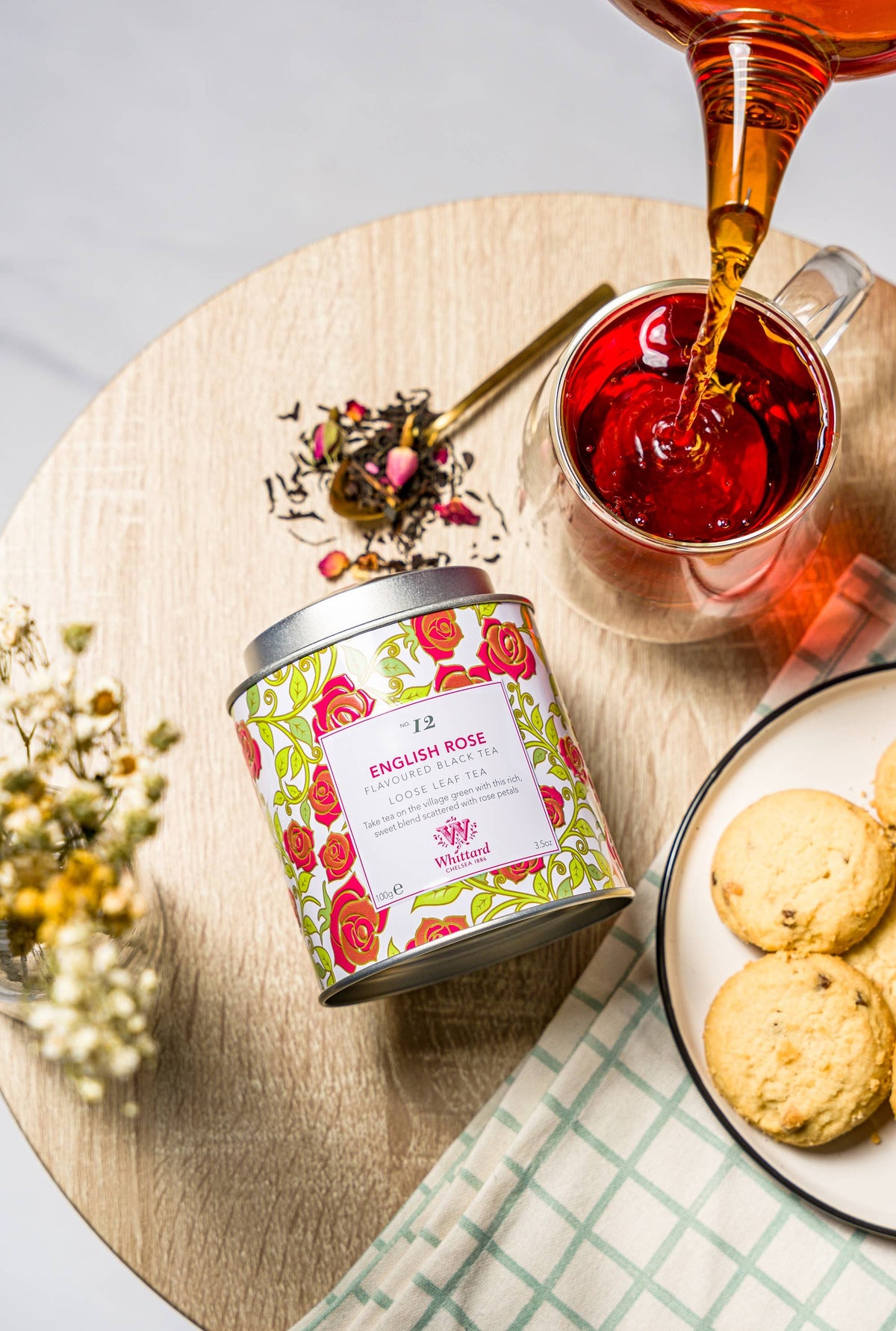 English Rose Tea Discovery Caddy 100g loose leaf tea