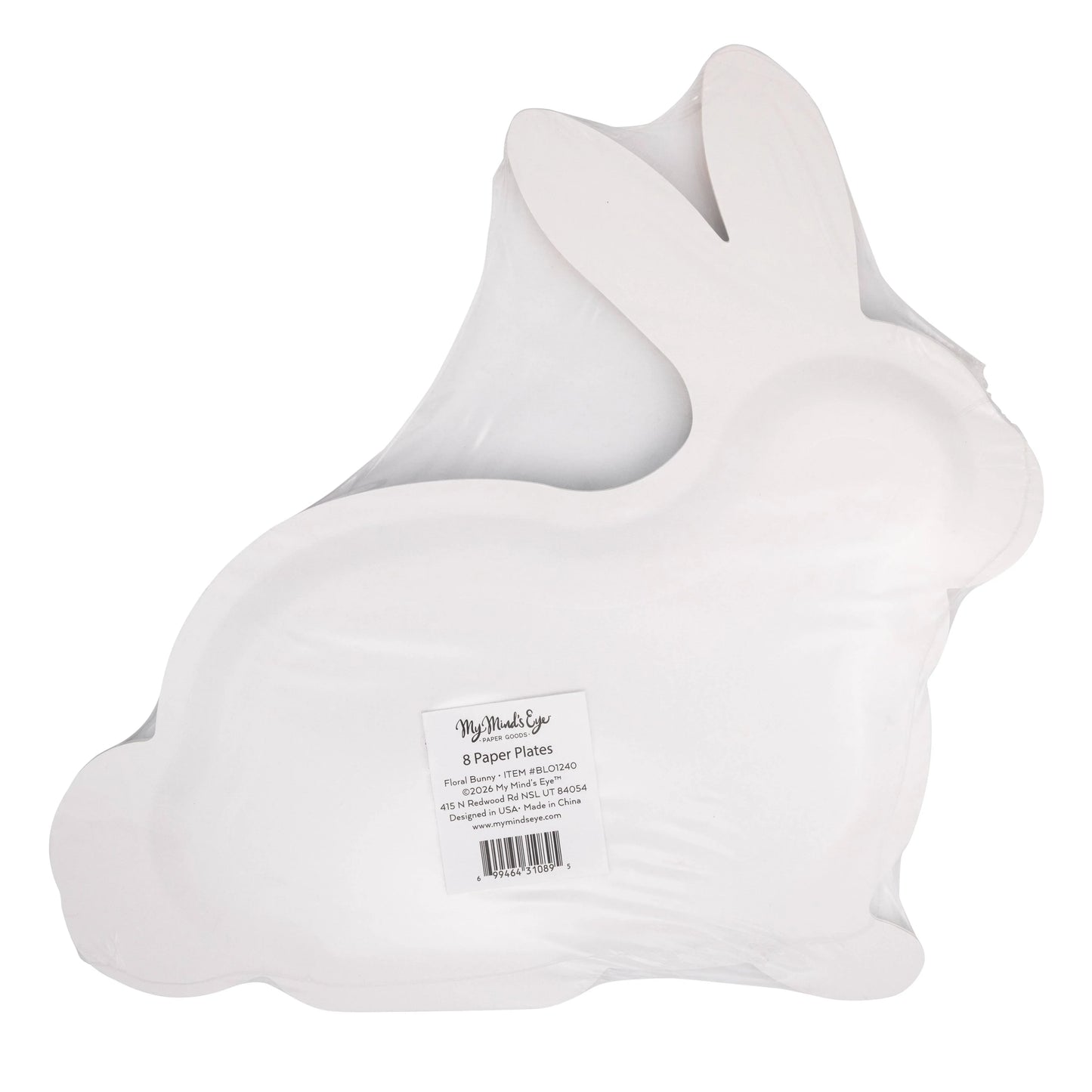 Floral Bunny Plate