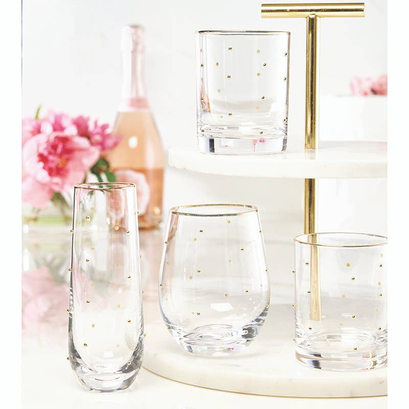 Gold Beaded - Champagne