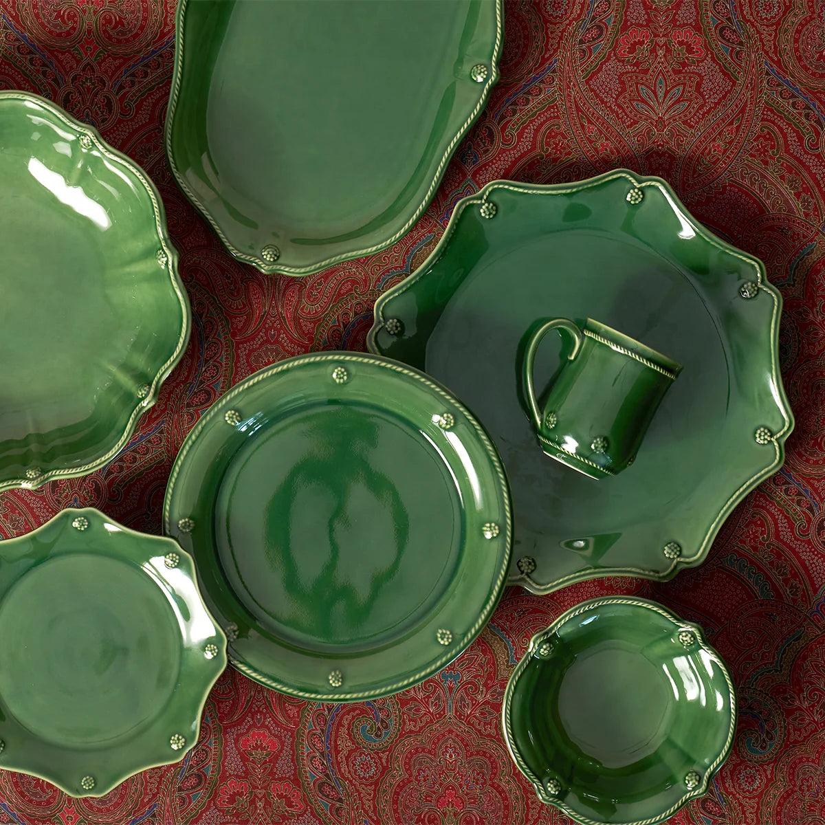 Juliska Berry & Thread 13" Serving Bowl - Basil