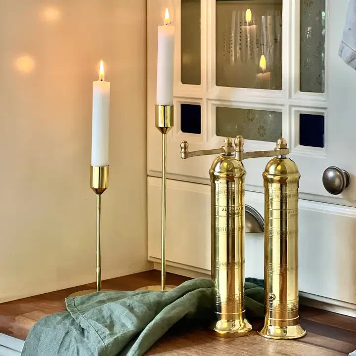 9" Pepper Grinder - The Original 'Brass Mill' - Marcel’s Culinary Experience