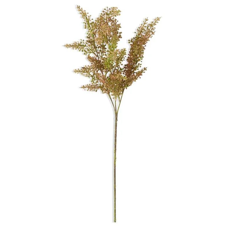 Green & Orange Fall Seeded Lilac Spray 28" - Marcel’s Culinary Experience