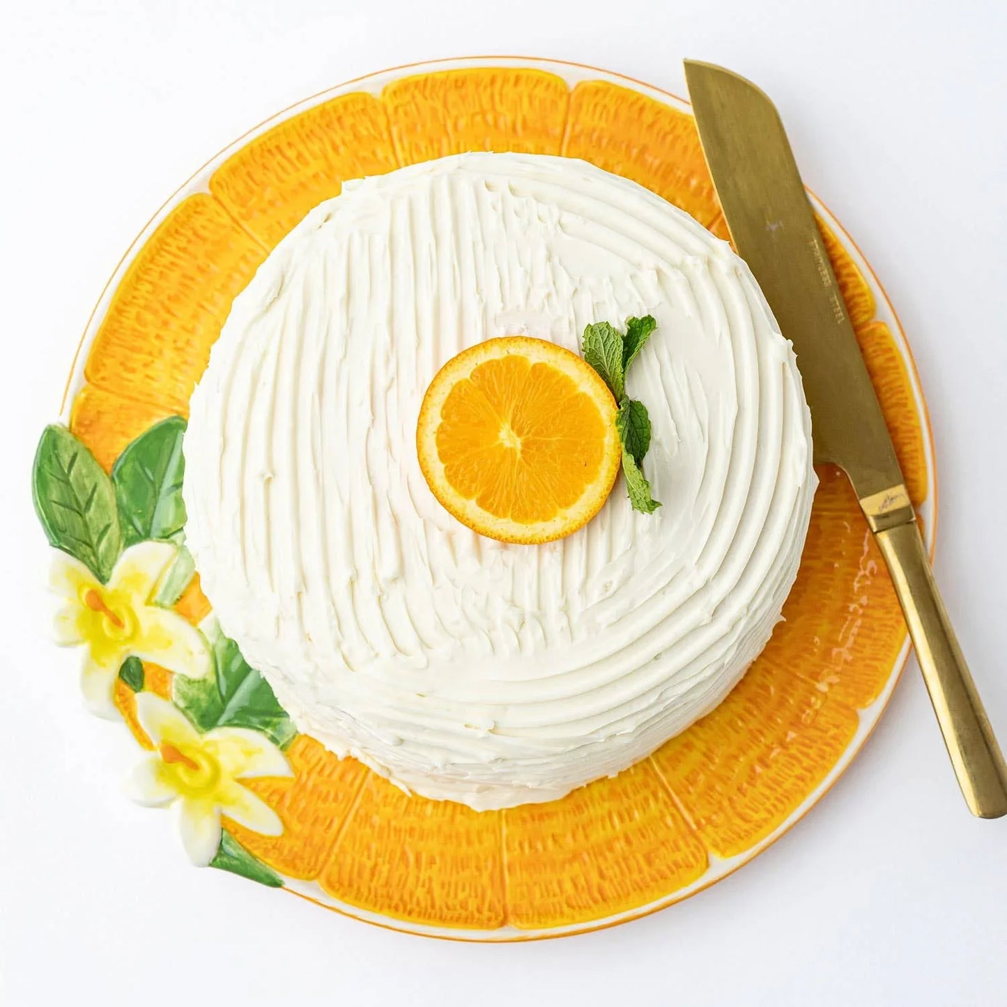 Orange Serving Platter
