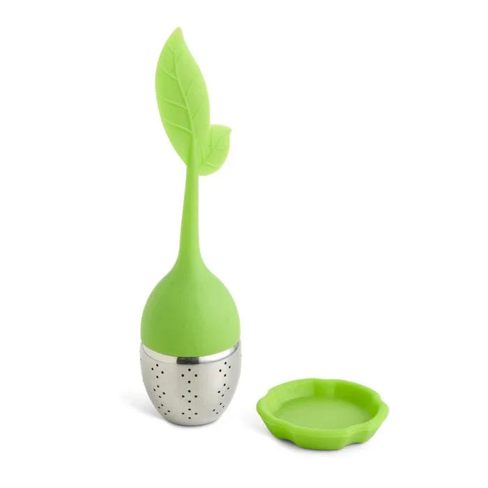 Silicone Leaf Tea Infuser with Stand - Marcel’s Culinary Experience