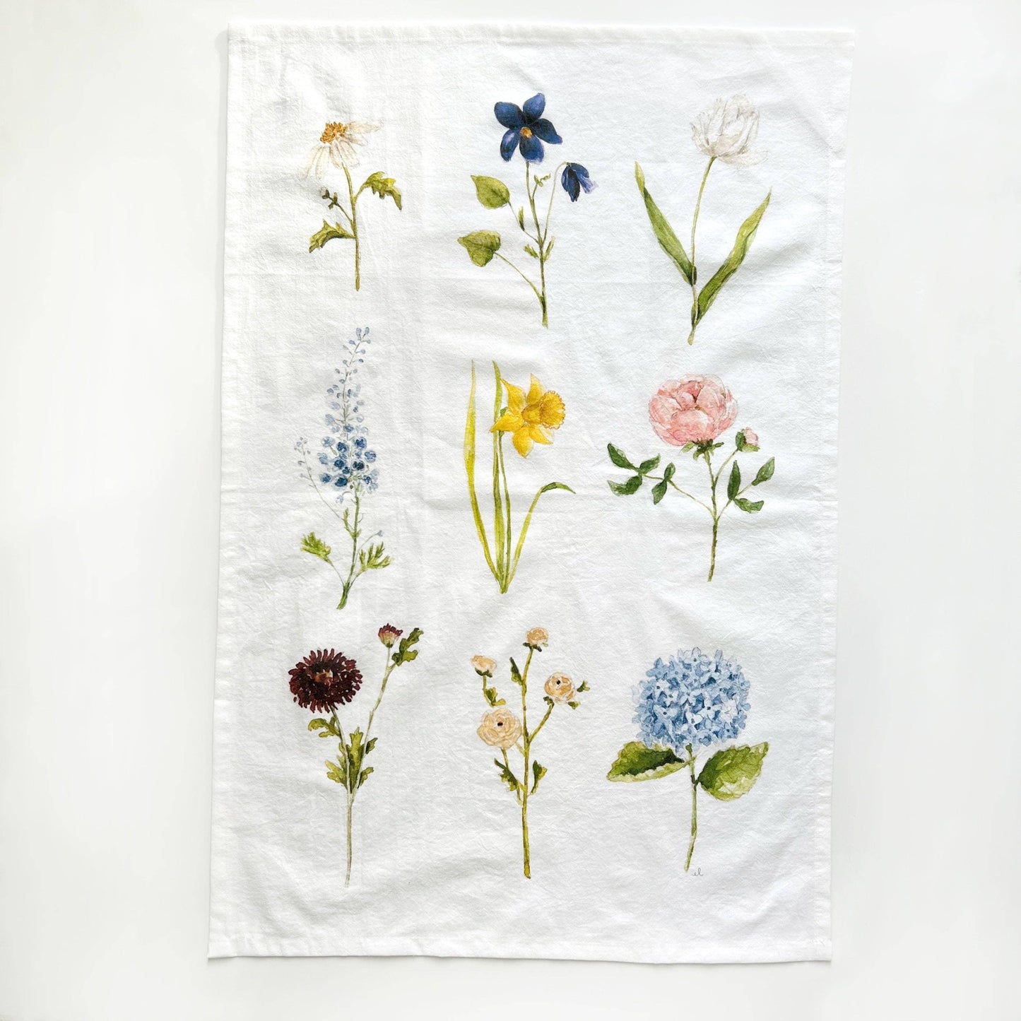 Garden flowers tea towel - Marcel’s Culinary Experience