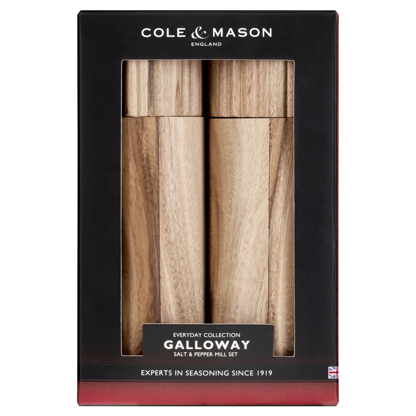 Cole & Mason Galloway Acacia Salt & Pepper Mill Set - Marcel’s Culinary Experience