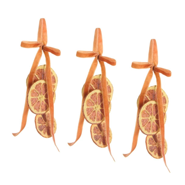 5.5" Iced Orange Slice Ornament