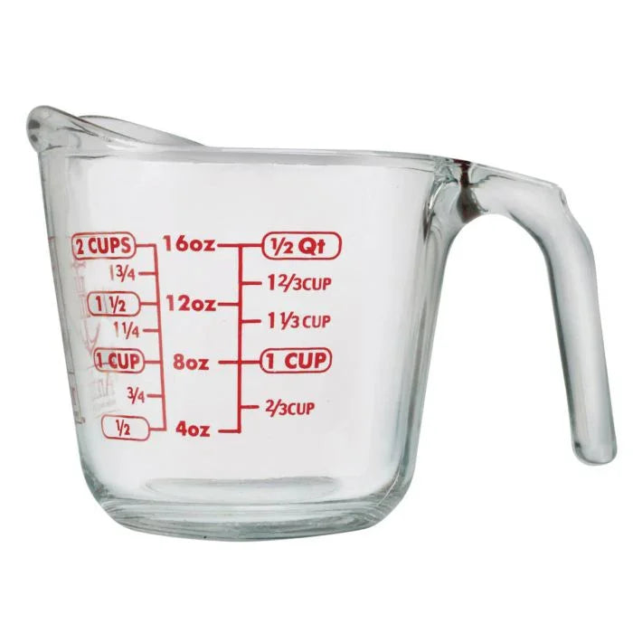 Anchor Glass Measuring Cup, 2 Cup - Marcel’s Culinary Experience