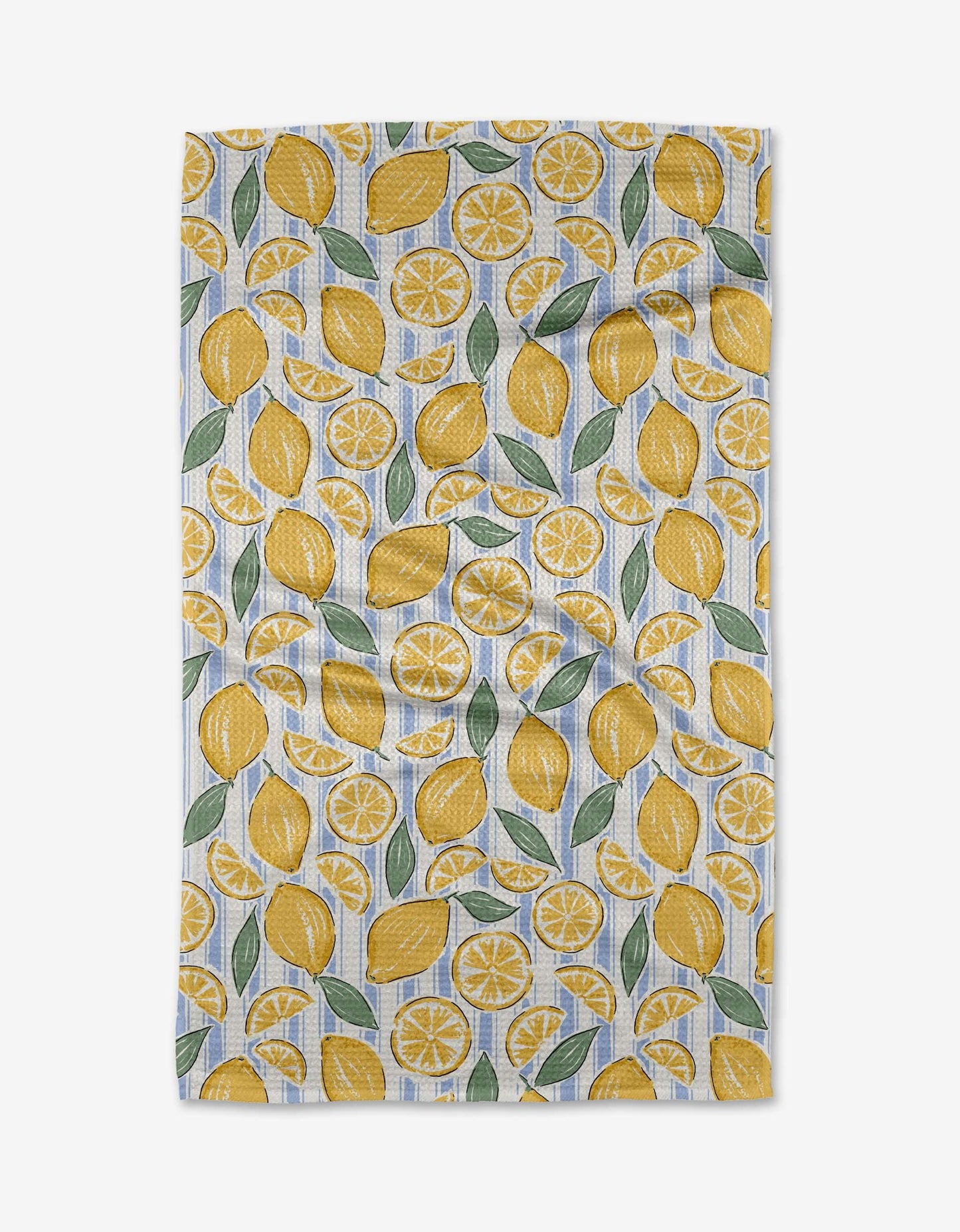 Geometry Sour Lemon Stripes Tea Towel - Marcel’s Culinary Experience