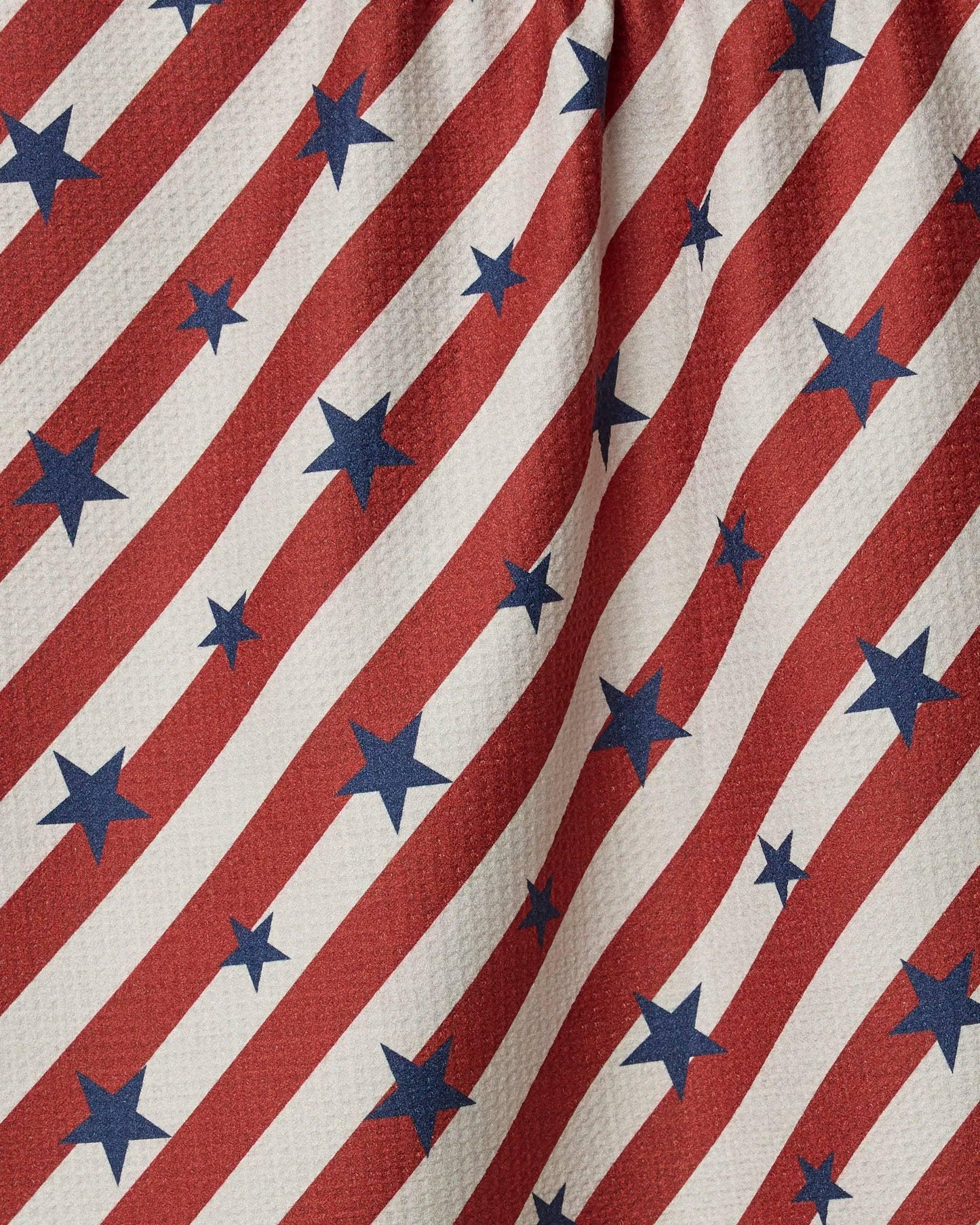 Geometry Patriotic Stripe Tea Towel