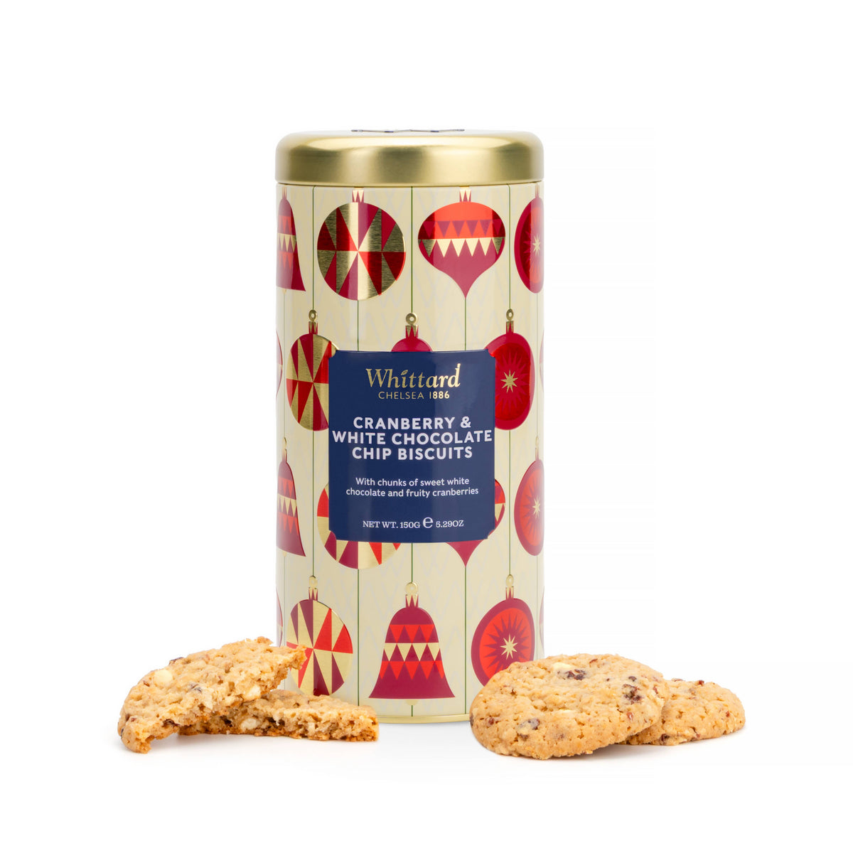 All Butter Cookies Cranberry & White Chocolate Tin 5.29oz