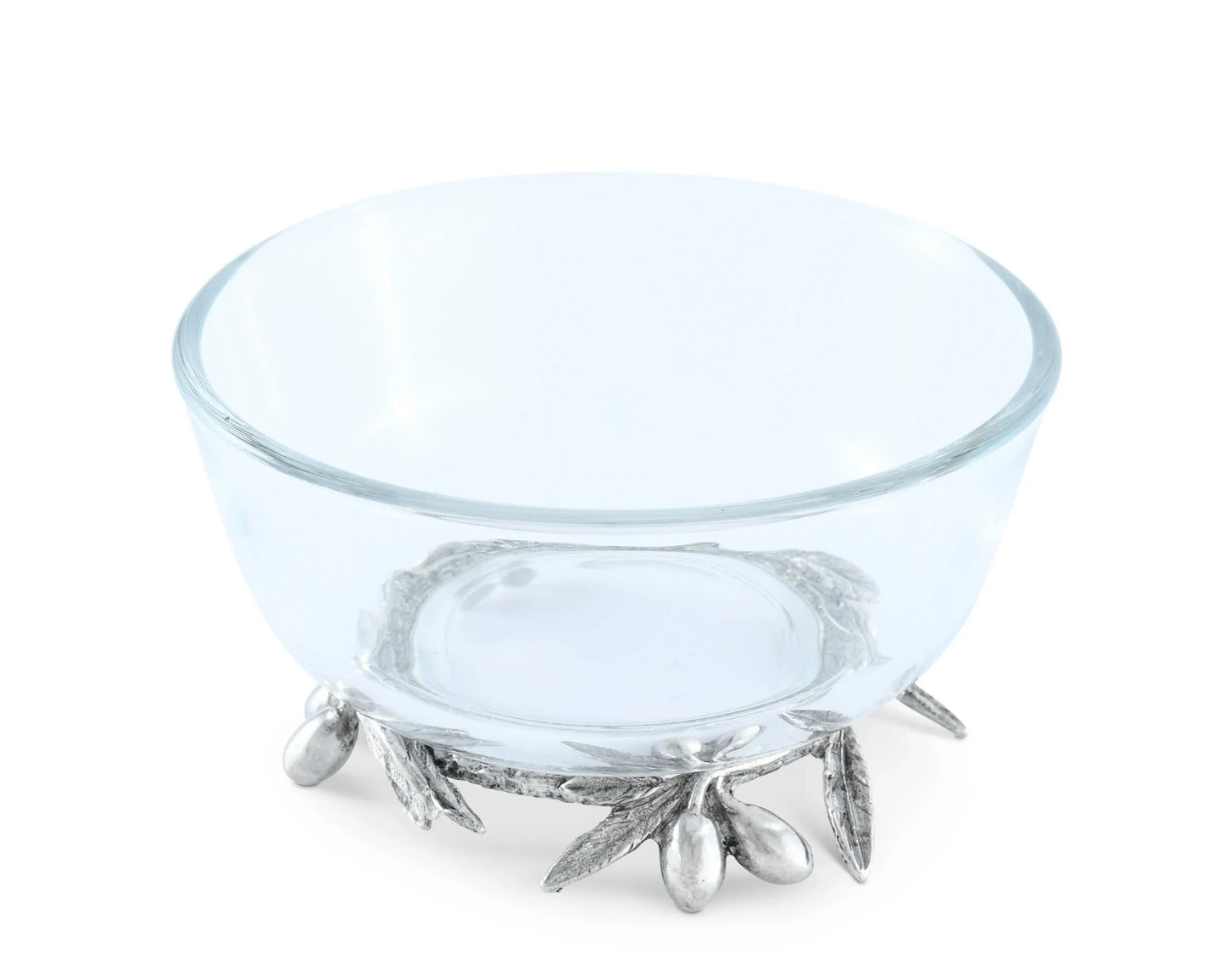 Vagabond House Olive Grove Glass & Pewter Bowl - Marcel’s Culinary Experience