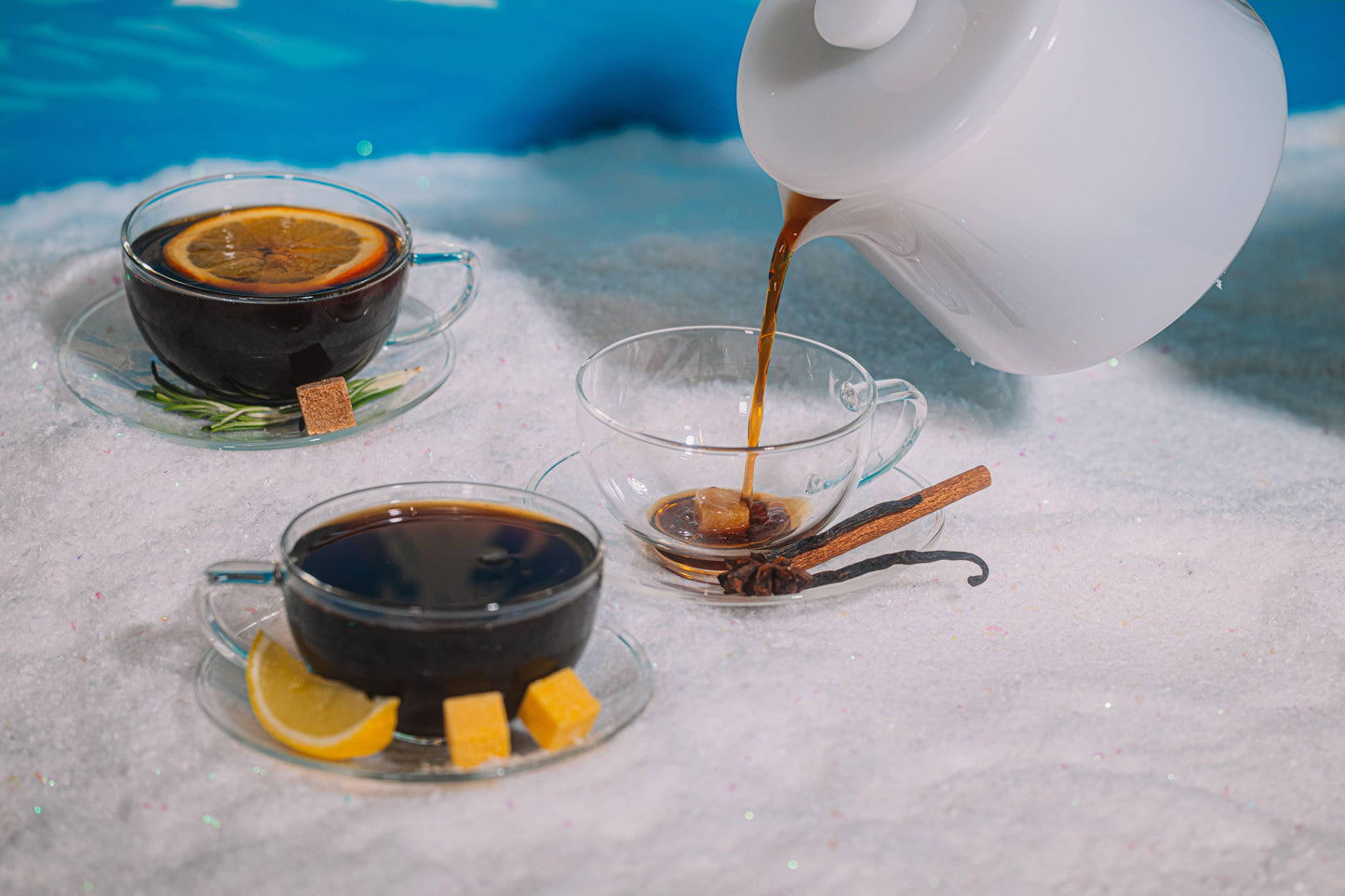 Winter Tea Cube Kit for Hot Drinks, 3 Gourmet Flavors - Marcel’s Culinary Experience