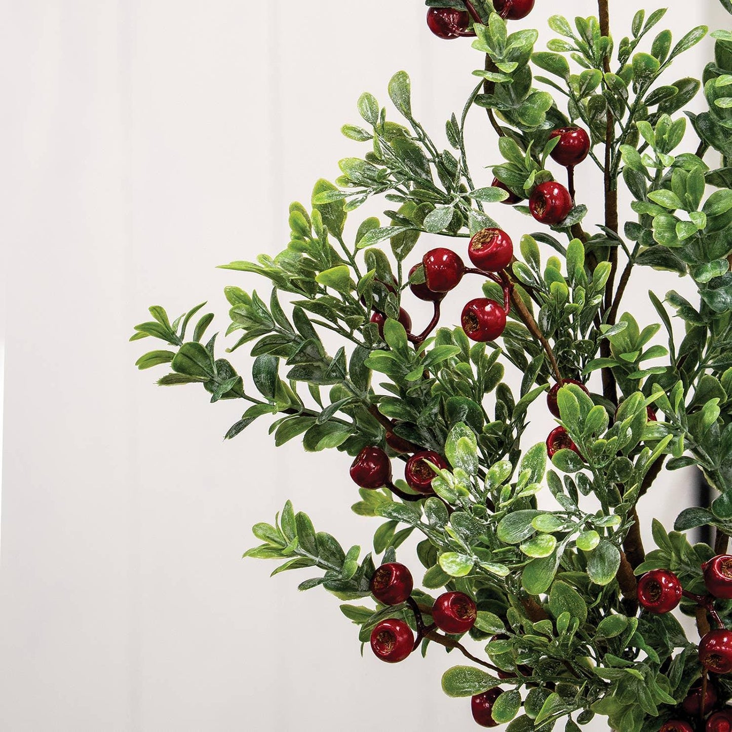 Frosted Boxwood & Gooseberry Spray, 28" - Marcel’s Culinary Experience