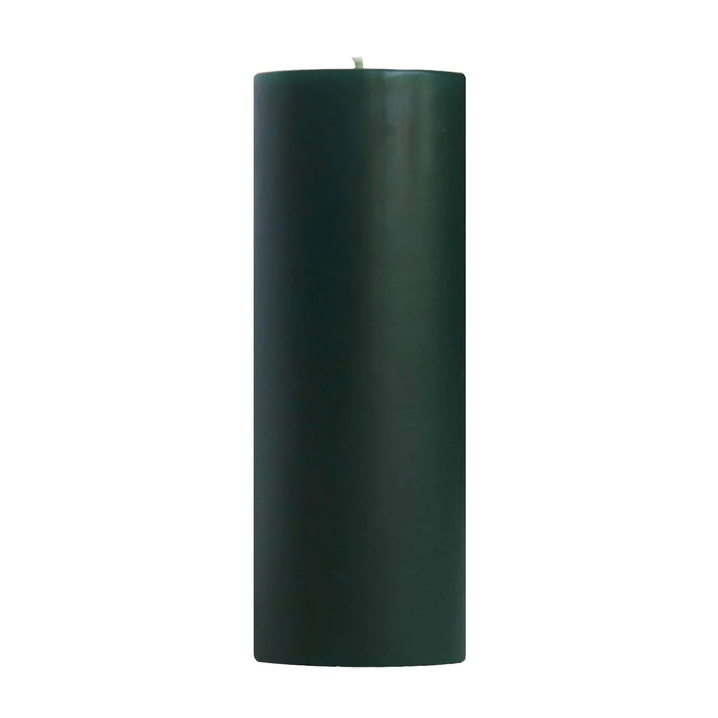 Mole Hollow Emerald Green Unscented Pillar Candles - 3x3", 3x6", 3x9" - Marcel’s Culinary Experience