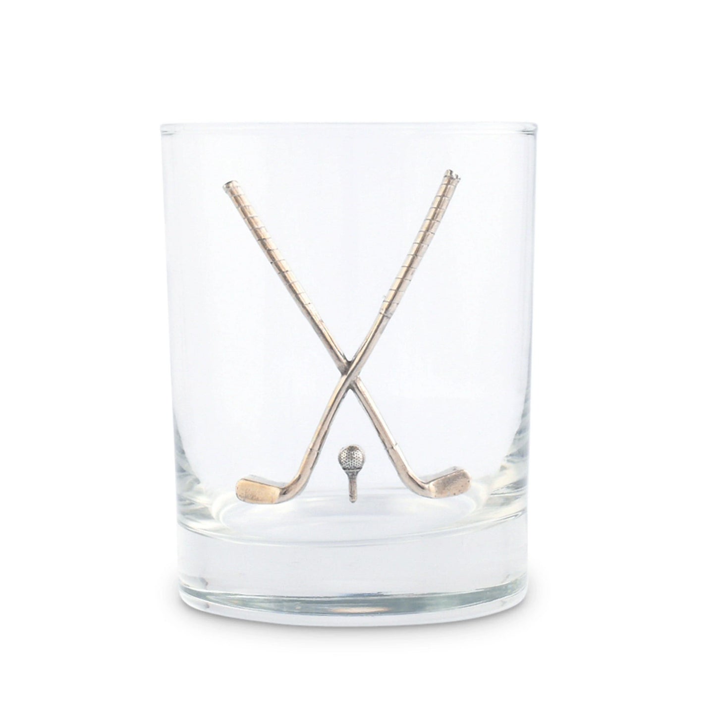 Golf Club Double Old Fashioned Glass by Vagabond House