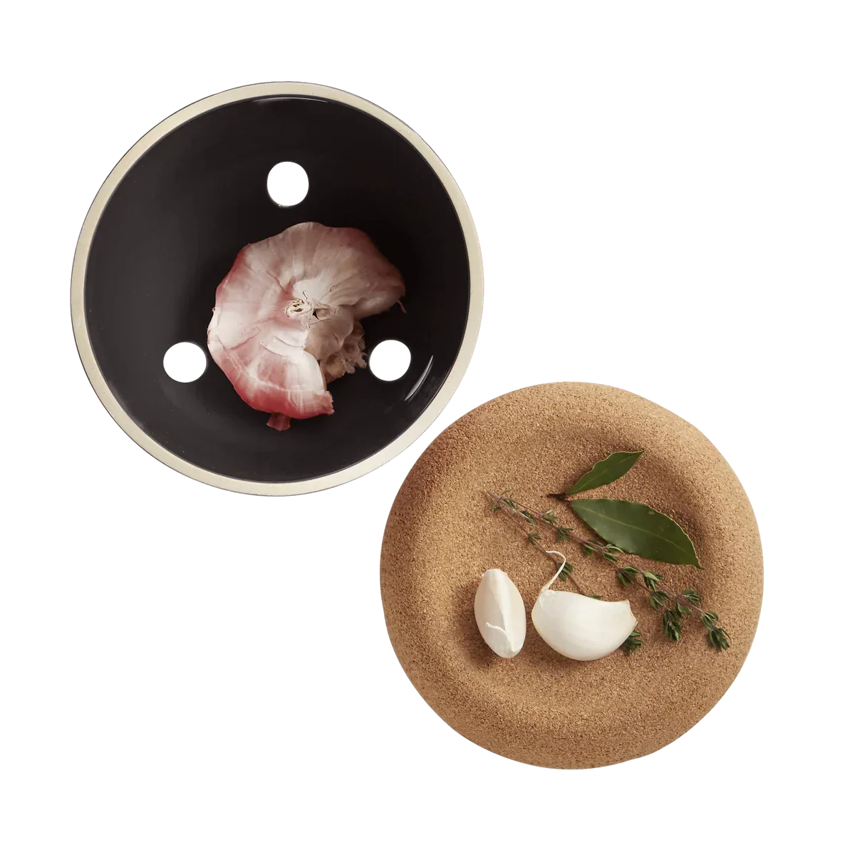 Emile Henry Garlic Storage Pot - Truffle - Marcel’s Culinary Experience