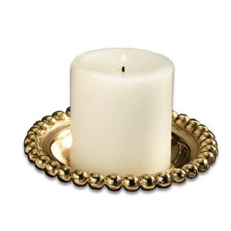 Gilded Beaded Plate - Marcel’s Culinary Experience