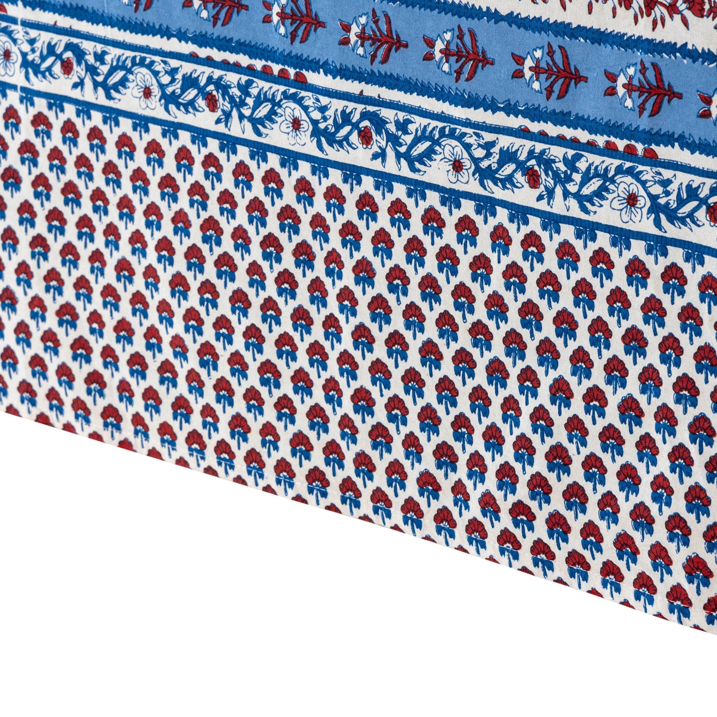 Couleur Nature Provence Avignon Red & Blue Tablecloth - Marcel’s Culinary Experience