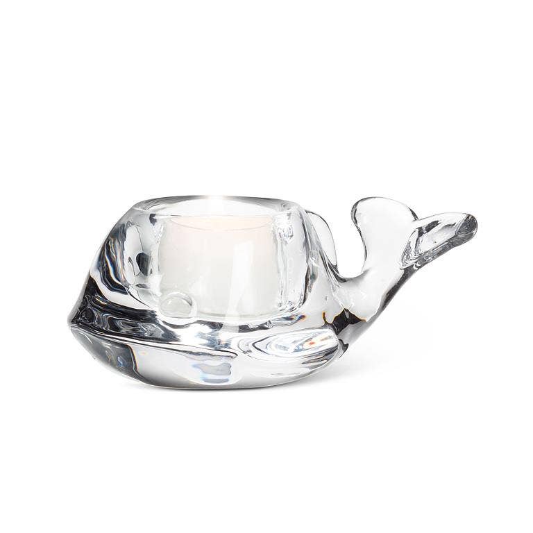 Whale Tealight Holder – 5"L